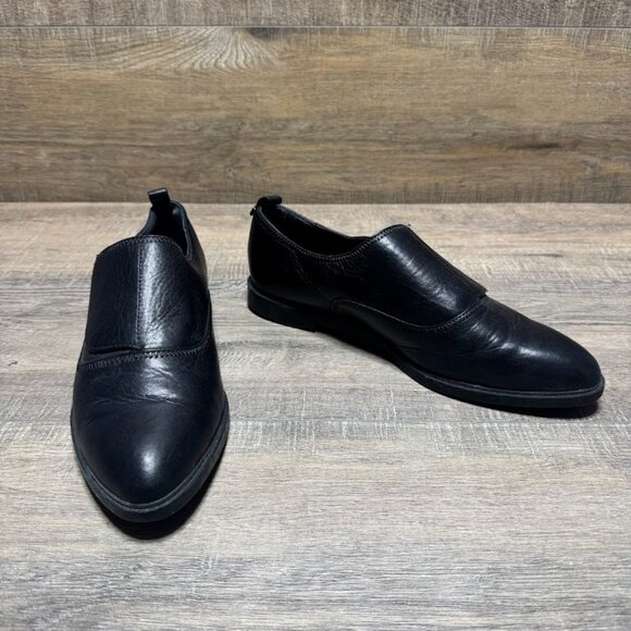 Calvin Klein Dayo Black Lether Oxford Shoes Women's Size 9.5 - Picture 5 of 6